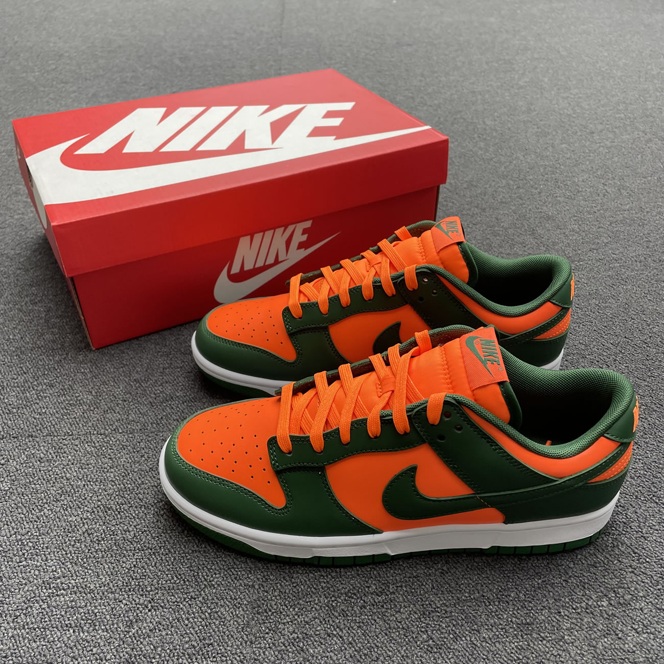 Nike Dunk Low Miami Hurricanes Dd1391 300 (9) - www.newkick.vip
